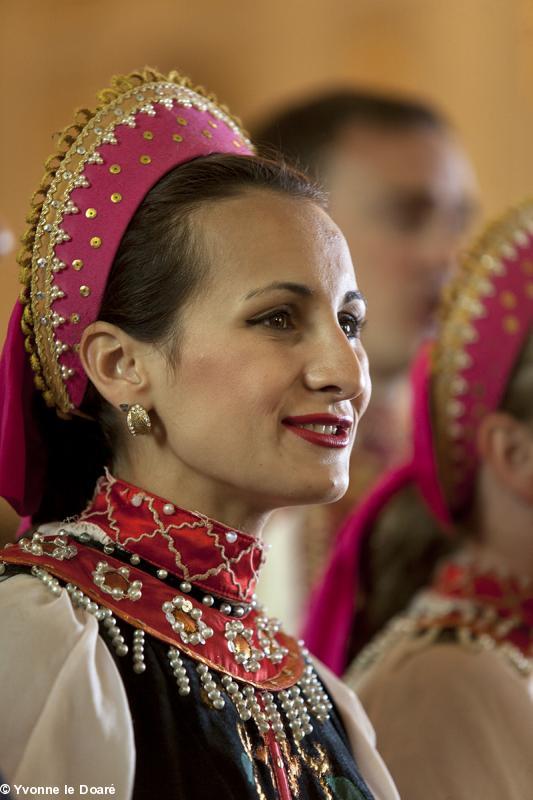 Jeune femme du Ch½ur d'Omsk, Sibérie.