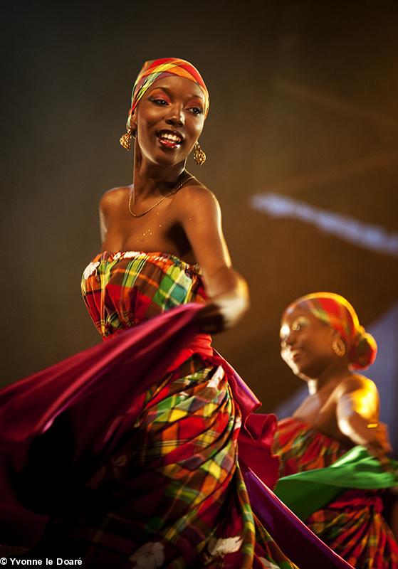 Danseuse guadeloupéenne, du groupe 