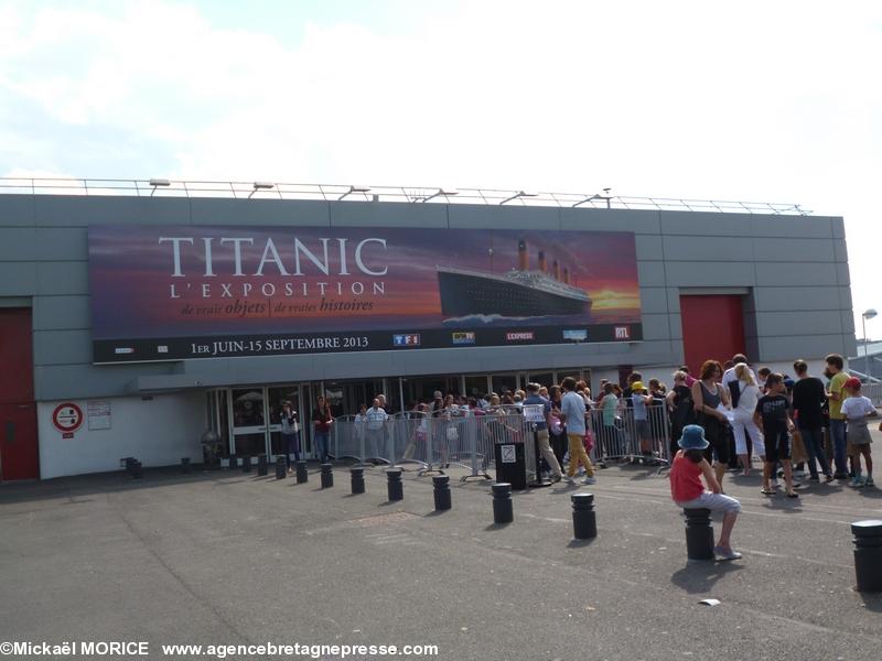 l'Entrée de l'exposition TITANIC