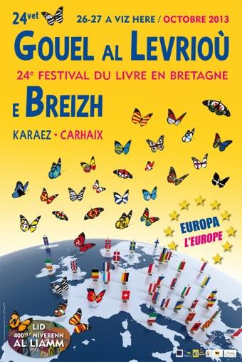 Affiche du 24ème Festival du livre en Bretagne