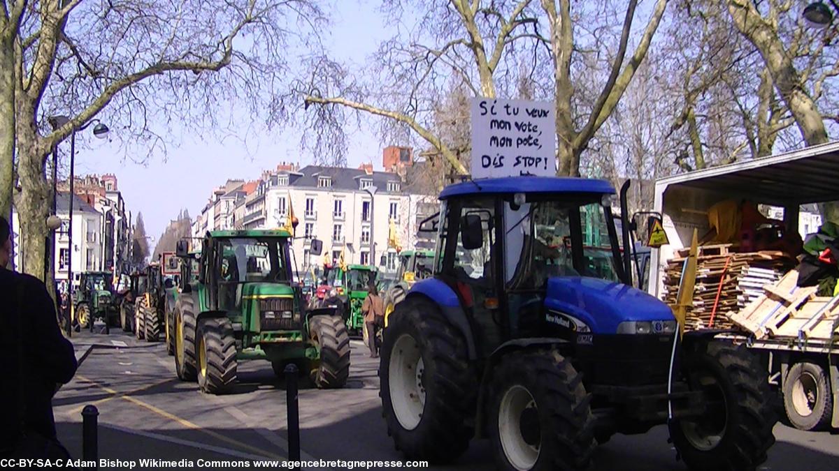 Manifestation anti-aéroport à Nantes en mars 2013