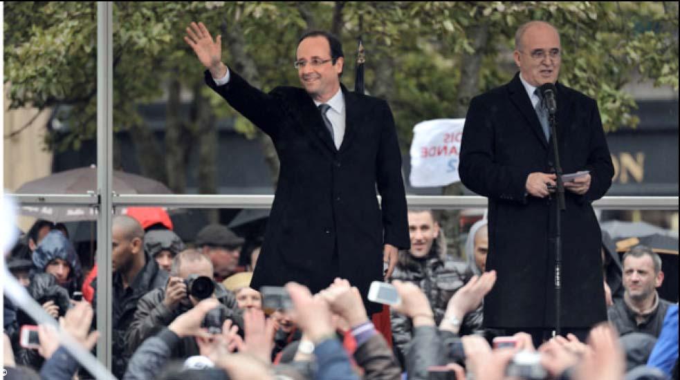 C’est aussi à Quimper que François Hollande est venu le 23 avril 2012 au lendemain du premier tour des élections présidentielles faire un discours où il a lancé entre autre cette phrase : « Je sens une vague. Elle monte, … »