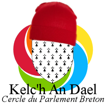 Le logo de KAD, d'habitude couronné, a mis le bonnet rouge pour avoir chaud cet hiver...