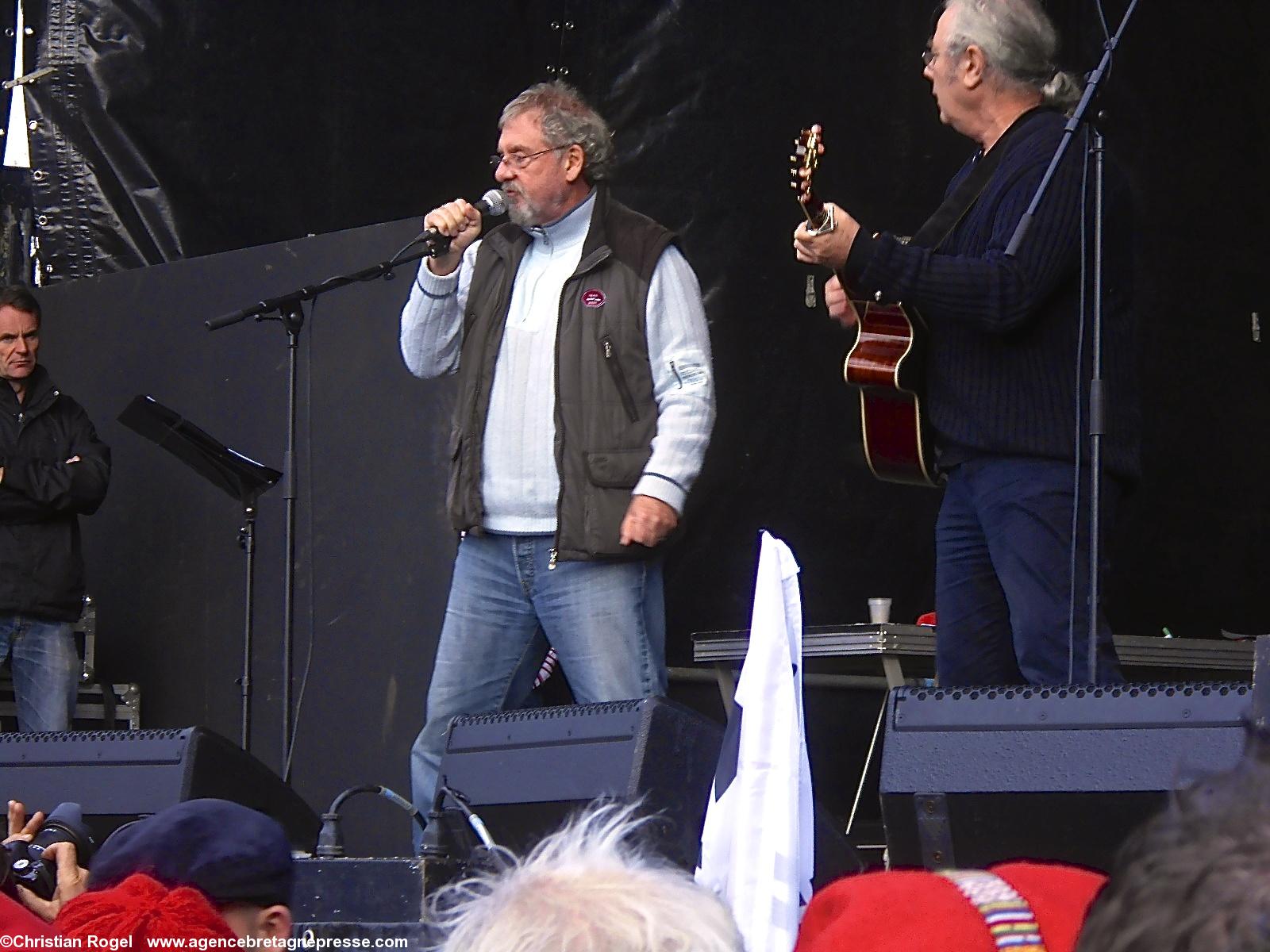 Gilles Servat, à Carhaix, le 30/11/13