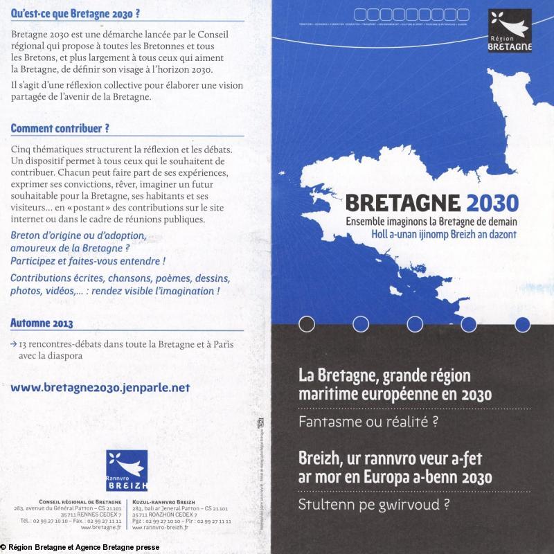 Bretagne 2030. Thème 1 :  La Bretagne et la mer.