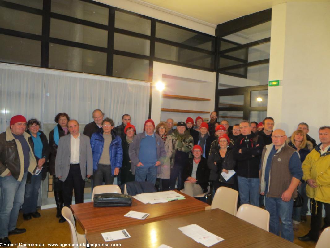 Belle affluence pour la réunion constitutive du comité des Bonnets rouges de Saint-Nazaire