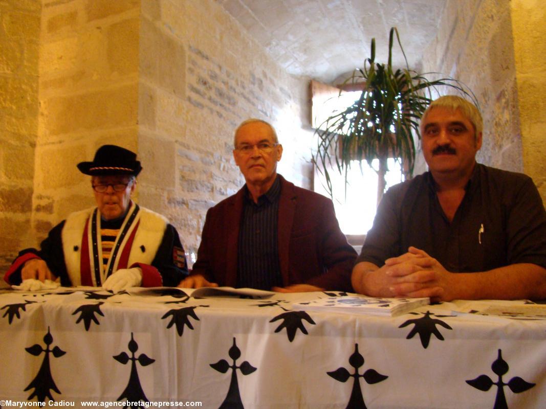 Jean-Marie Loré, Jacky Flippot et Philippe Chéneau.