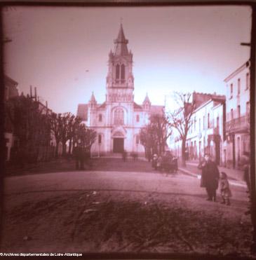 Ancienne photographie de Nantes.