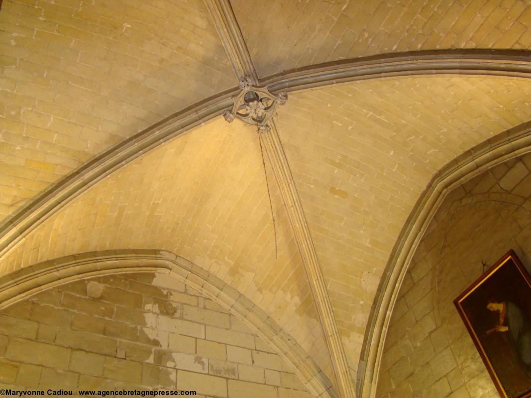 Une partie ancienne de la Chapelle de l'Immaculée. Nantes.