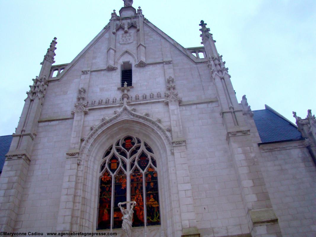 Façade Chapelle de l'Immaculée. Nantes.