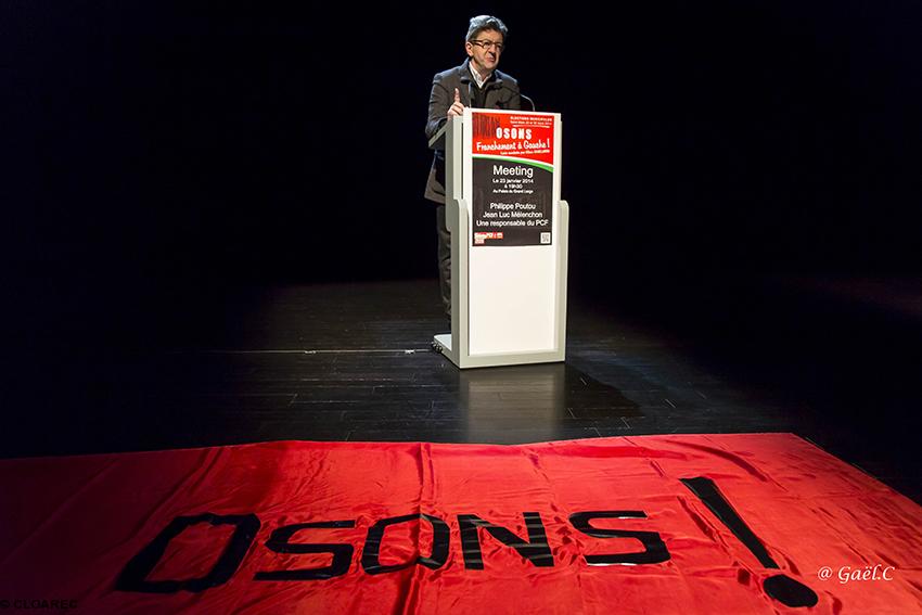 Jl Melenchon au meeting de ST MALO