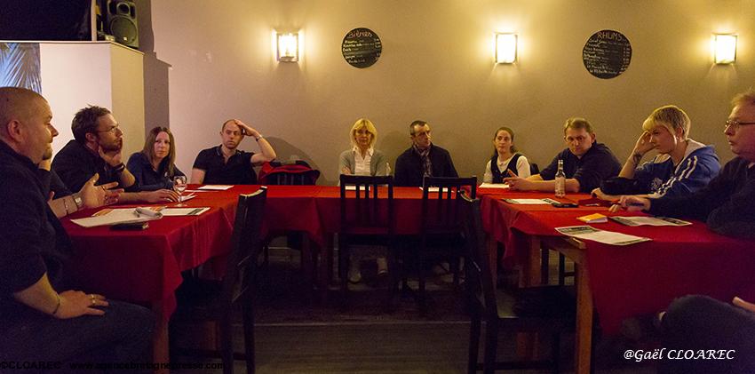 séance de travail pour les bonnets rouges de st brieuc