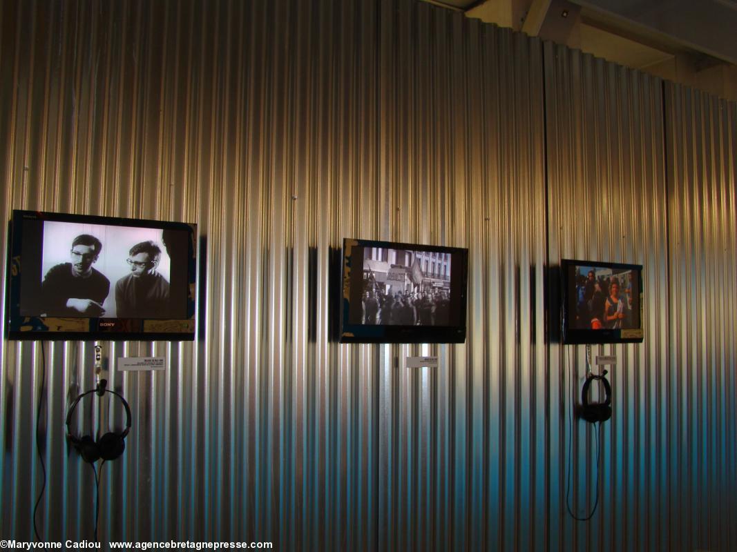 Les films de la cinémathèque de Bretagne. Histoire du syndicalisme ouvrier en Basse-Loire. Exposition à l'Hôtel du Département.