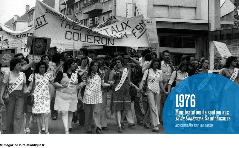 Histoire du syndicalisme ouvrier en Basse-Loire. Exposition à l'Hôtel du Département.