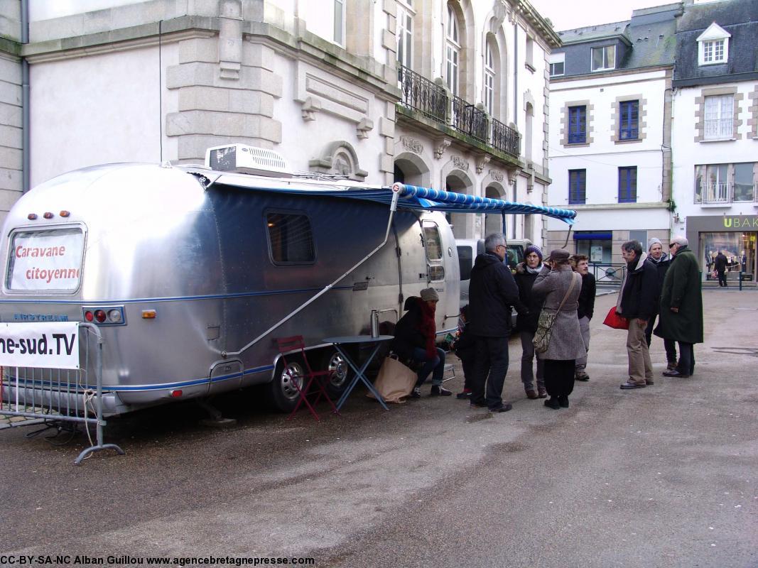 Municipales 2014, la caravane citoyenne à Auray