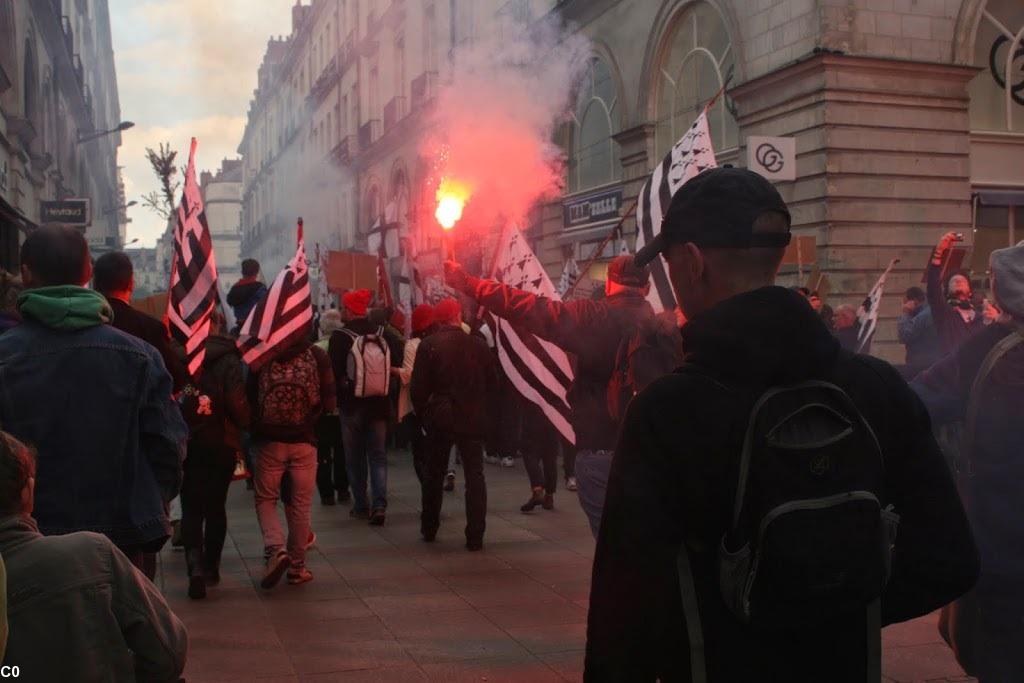 Nantes 19-04-14 Manifestation pour la réunification fin du parcours