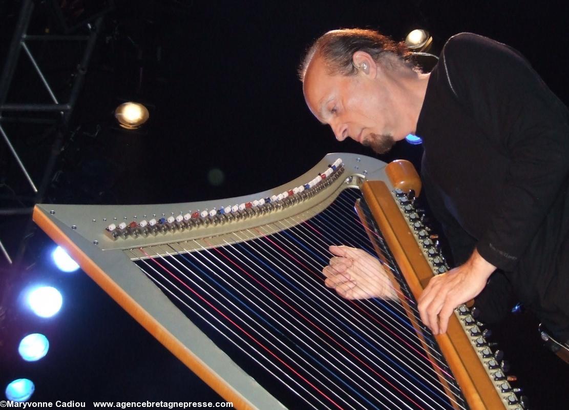 Alan Stivell en concert à Saint-Herblain en octobre 2007 pour les <i>Celtomania</i>.