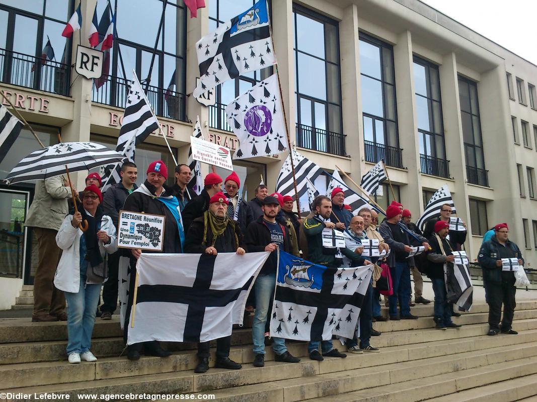 Manifestation du 1er mai des Bonnets rouges à Saint-Nazaire