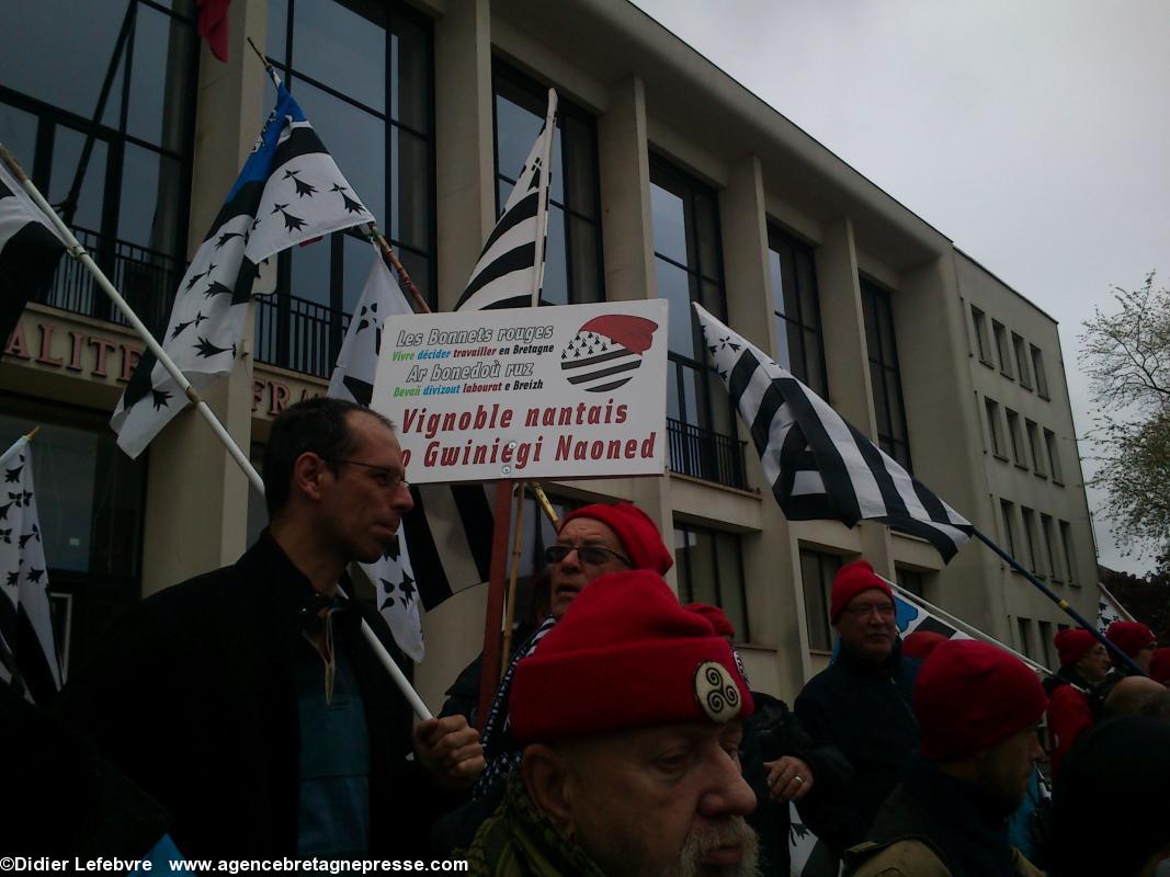 Manifestation du 1er mai des Bonnets rouges à Saint-Nazaire