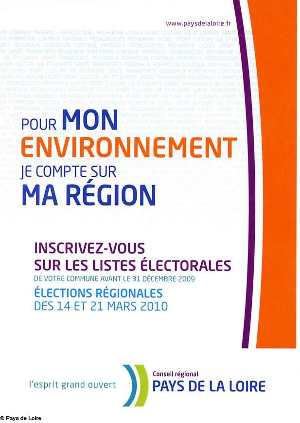 Campagne Pays de la Loire 2009.