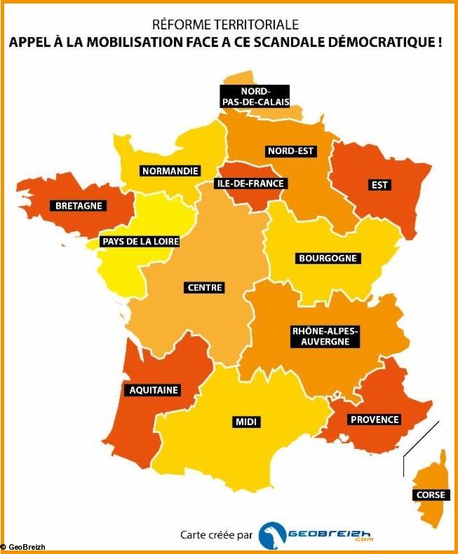 Réforme territoriale : Appel à la mobilisation en Bretagne. 2 et 3 juin 2014.