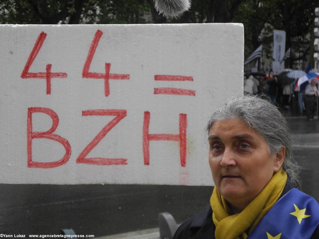 [Nantes, manifestation 28/06/2014]. Pancarte du collectif 