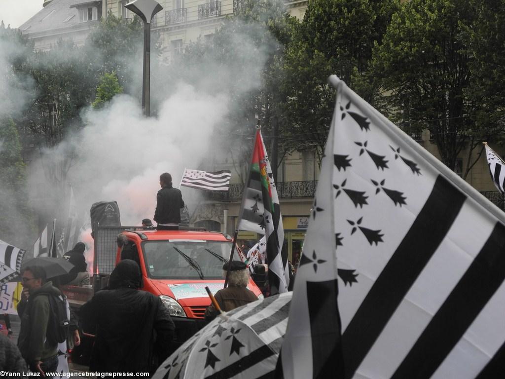 [Nantes, manifestation 28/06/2014], défilé.