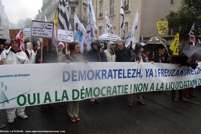 Nantes - manifestation pour la réunification - 28 juin 2014. Kevre Breizh