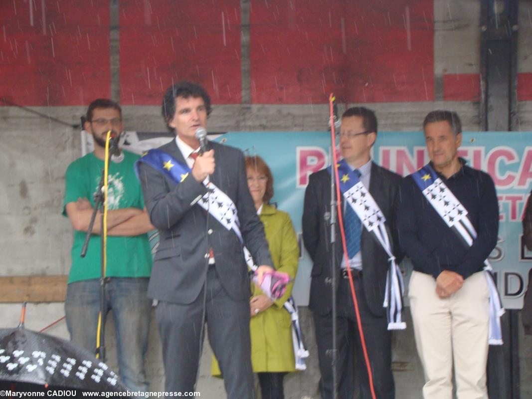 Nantes - manifestation pour la réunification - 28 juin 2014. Pour la beauté de l'eau venue du ciel.