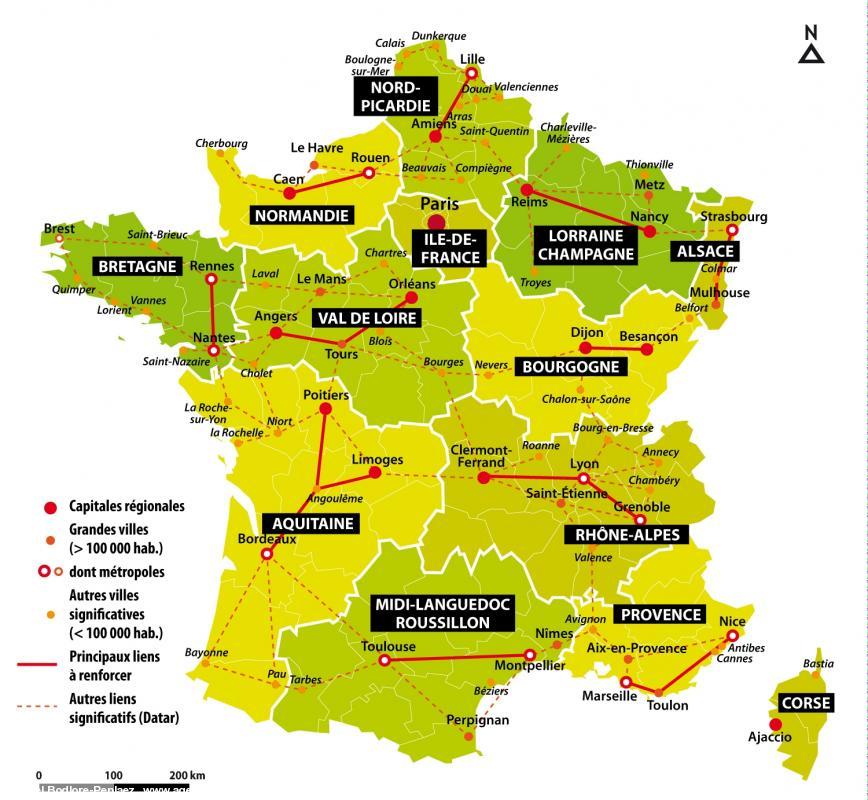 Carte réalisée à la demande de Bretagne Réunie par Mickael Bodlore en reprenant la proposition de l'assemblée nationale corrigée des principales demandes de modifications issues des territoires