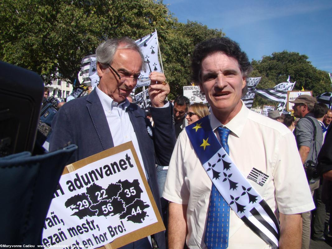 Patrick Mahé et Paul Molac.