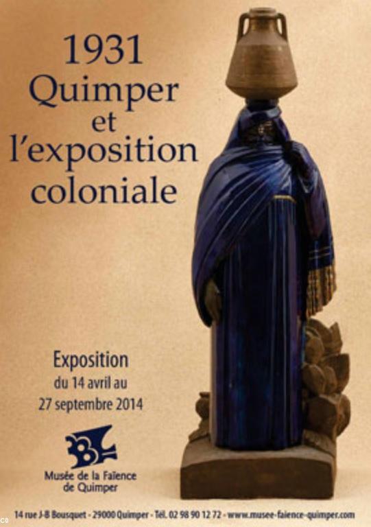 Affiche expo <i>1931. Quimper et l'Exposition coloniale</i>.