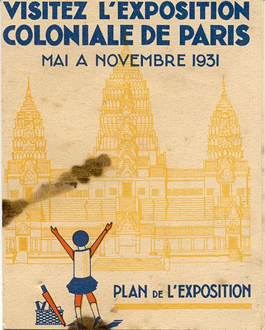 Plan de l'Exposition Coloniale de Paris 1931.