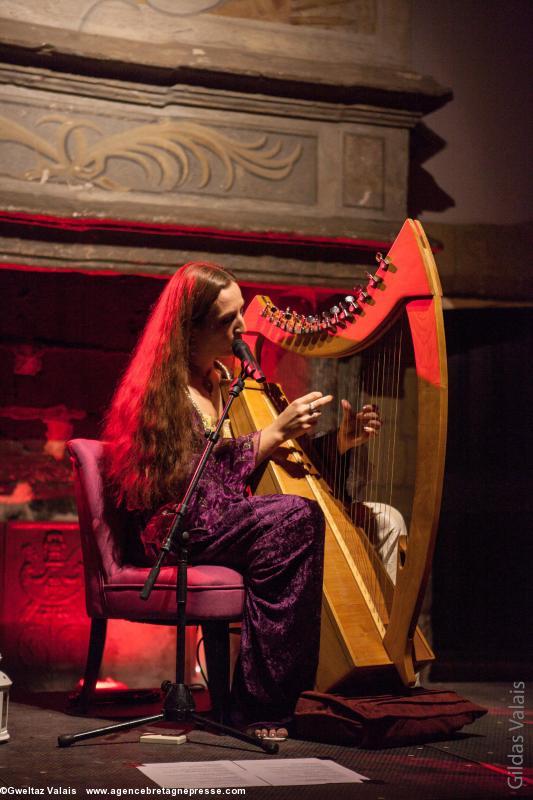 Château de Goulaine - Si Anne m'était contée - Merveilleuse Nathalie (de Dana à la harpe)