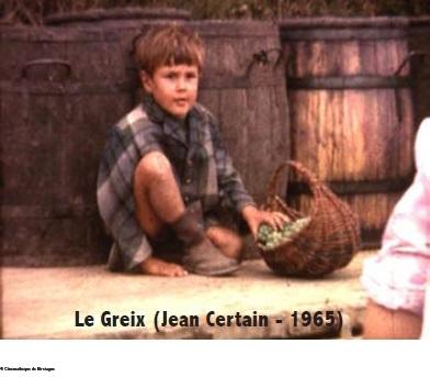 Une image du film de 1965 <i>Le Greix</i> par Jean Certain (1932-2014), cinéaste amateur. Hameau de Corsept en Loire-Atlantique.