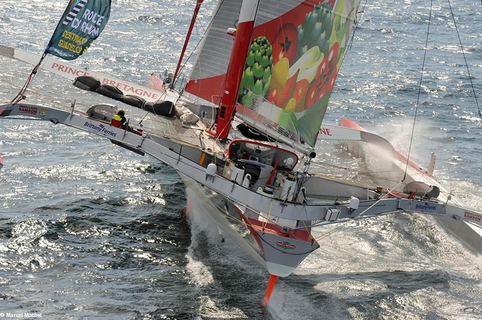 Le trimaran de Lionel Lemonchois