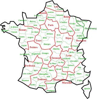 Le découpage ecclésiastique de 2002 (source wiki)