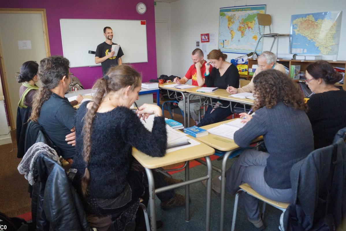 Un cours de breton avec Melaine de Kentelioù an Noz