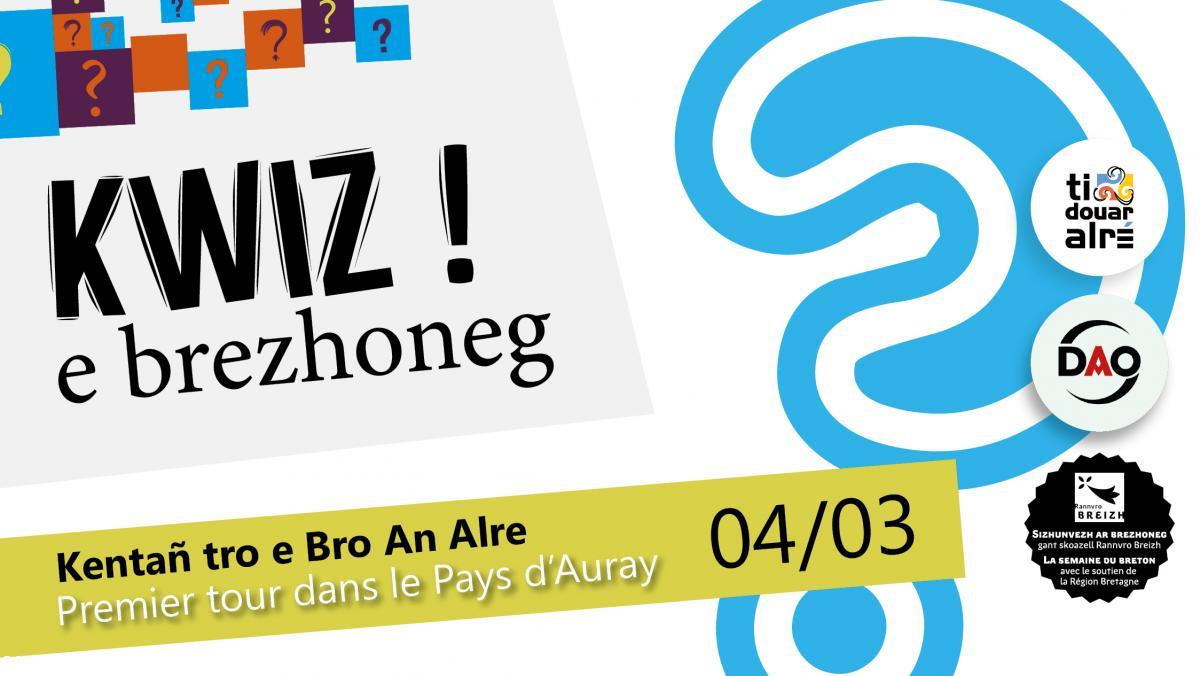 Kwiz, première manche, Pays d'Auray