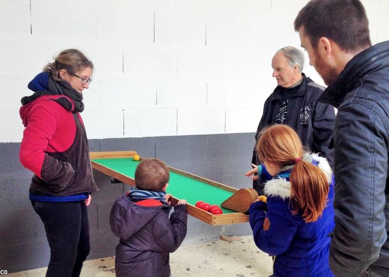 Boule gallèse sur plateau