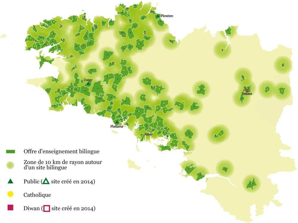 Enseignement bilingue en Bretagne