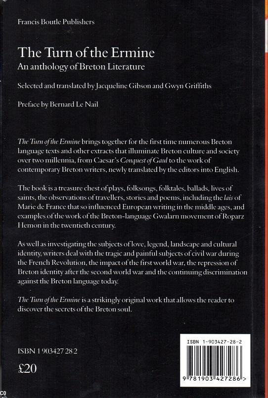 <i>The Turn of the Ermine.</i> Back cover.