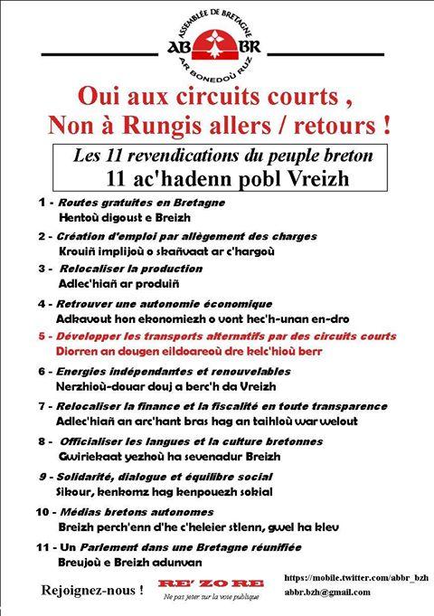 Tract ABBR distribué à Concarneau