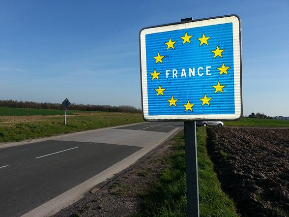 Panneau frontière France