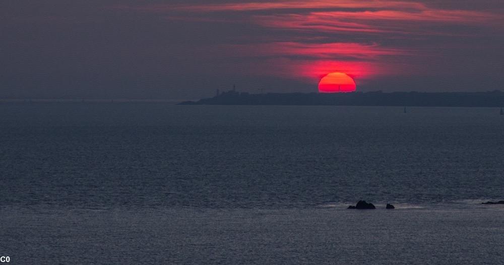 Coucher de soleil à Penhir