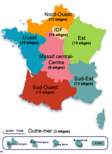 les regions idéales pour les Jacobins