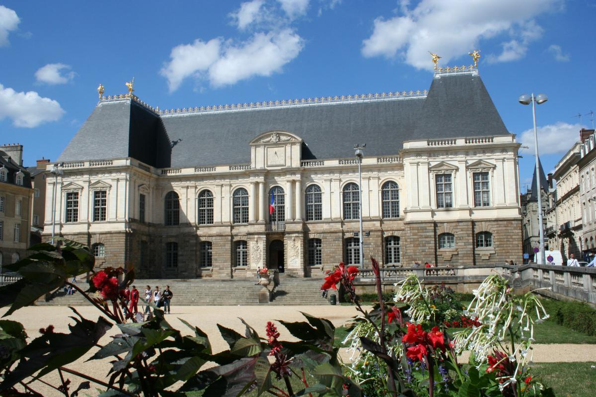 le Parlement de Bretagne à Rennes, aujourd'hui cour d'appel de Justice