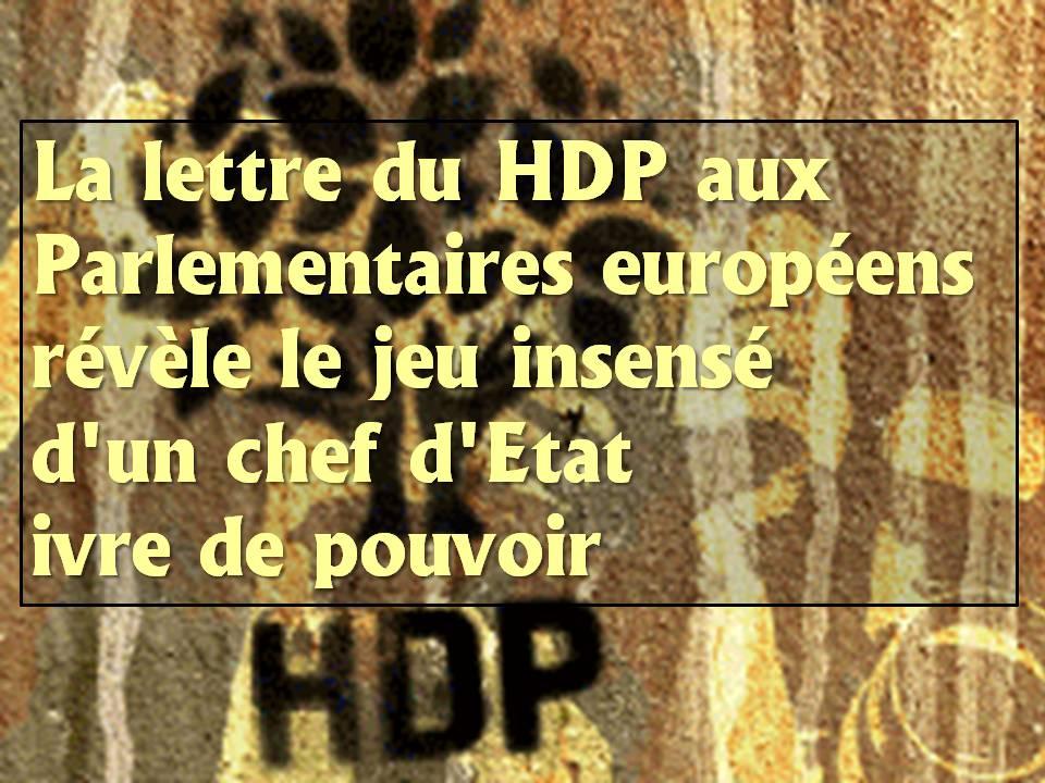 lettre du HDP