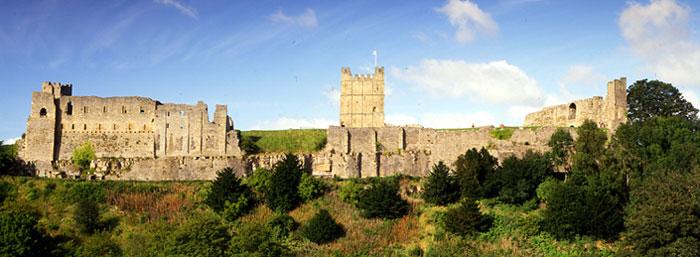 le château de Richmond, Yorshire, Angleterre