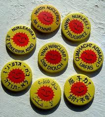 non au nucléaire, badges